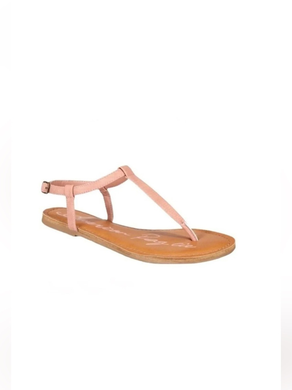 American Rag Krista T-Strap Summer Flat Sandals Women's Shoes Size 10